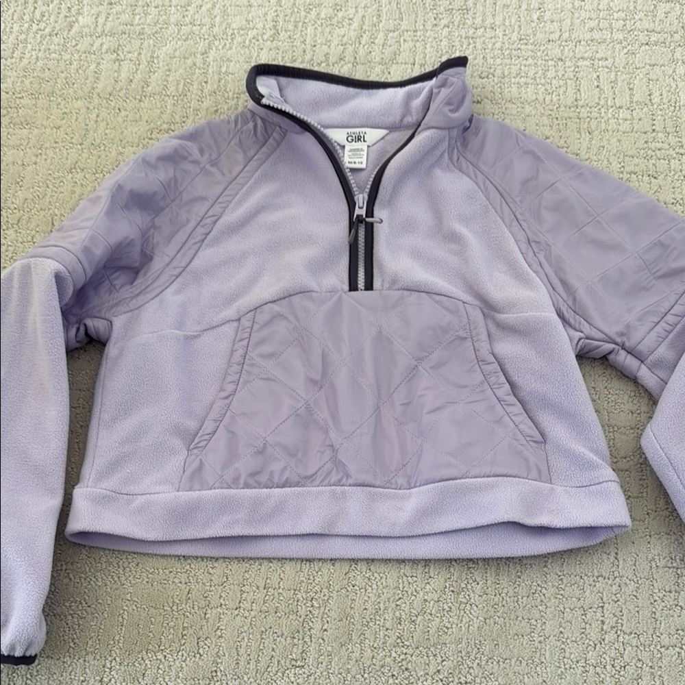 Athleta Lavender Quarter-Zip Pullover - barely worn excellent condition